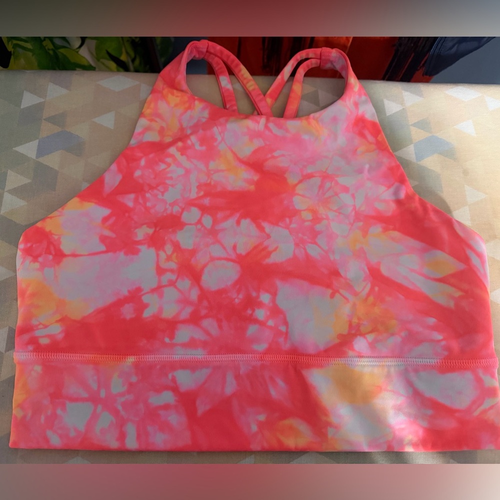 lululemon athletica Pink and Orange Sports Bra